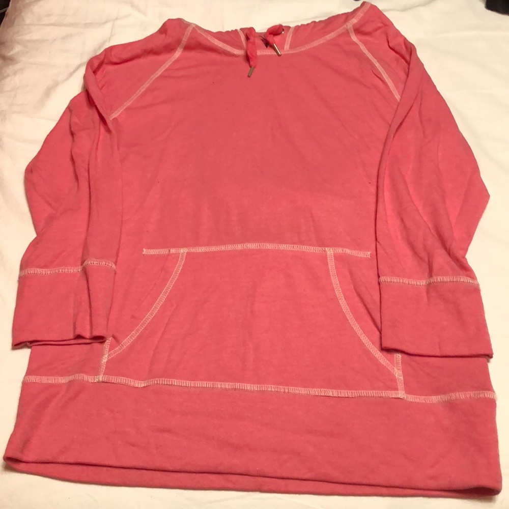 Pink hoodie